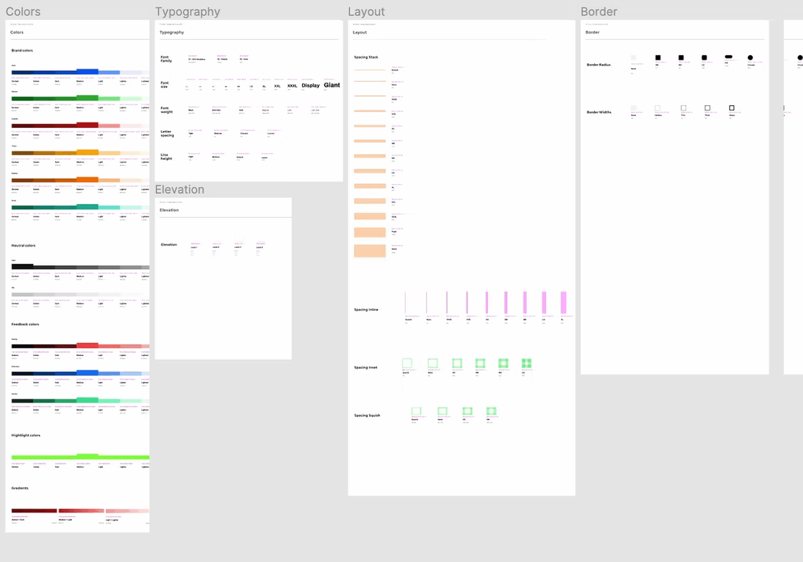 Design system – tokens